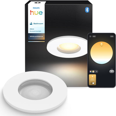 Philips hue adore badkamerinbouwspot - warm- tot koelwit licht - 1-pack - wit