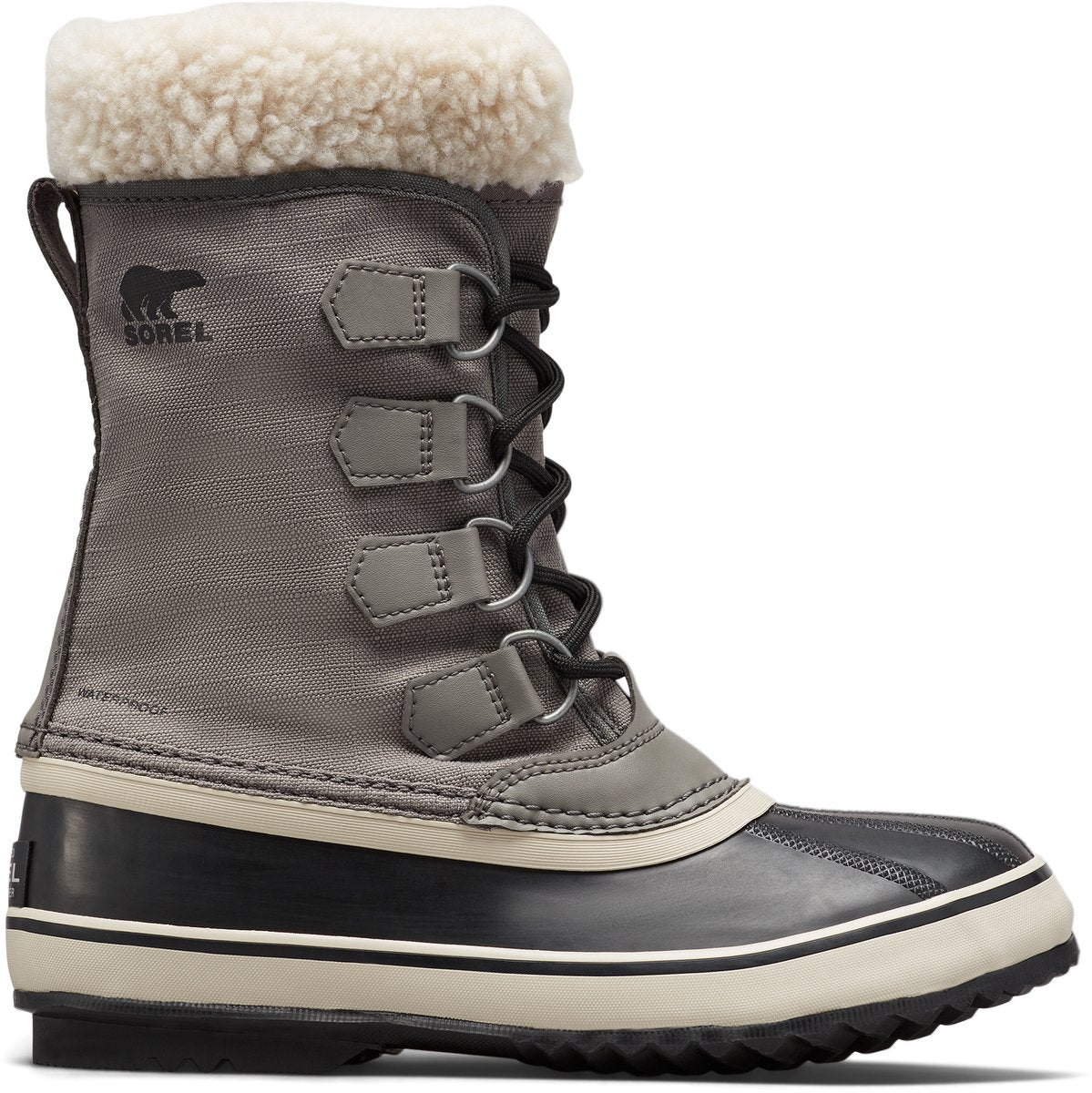 Sorel winter carnival™ boot wp women's snowboots - quarry, black - maat 40