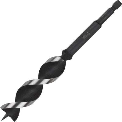 Wolfcraft - 18mm slangenboor voor houtbalken - 165mm - zeskantschacht houtboor - hex - boor voor hout - 7137000