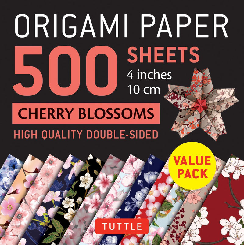 Merkloos sans marque origami paper 500 sheets cherry blossoms 4 (10 cm)