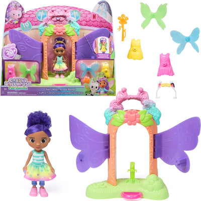Gabby's poppenhuis feeënlandia - magische onthulling speelset met transformeerfunctie accessoires