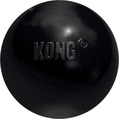Kong extreme bal - honden speelgoed - zwart - m l - ø 7.5 cm
