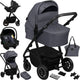Lionelo amber plus 3-in-1 kinderwagen – reiswieg, wandelwagen autostoeltje – xxl ventilatie – all-terrain wielen – upf50+ – universele adapters – premium stoffen – vanaf geboorte tot 4 jaar