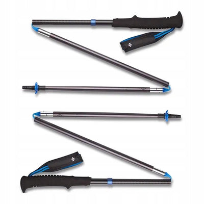 Black diamond merkloze trekkingstokken aluminium 120cm - lichtgewicht compact