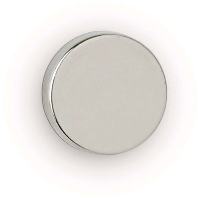 Maul magneet rond 10 stuks 2,5 kg staal metaal neodymium magnetisch ø 1.2 x 0.3 cm zilver