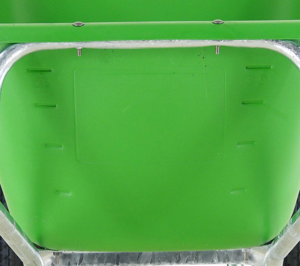 Fort producten kruiwagen fs 165l groen hdpe bak plusnooitmeerlek