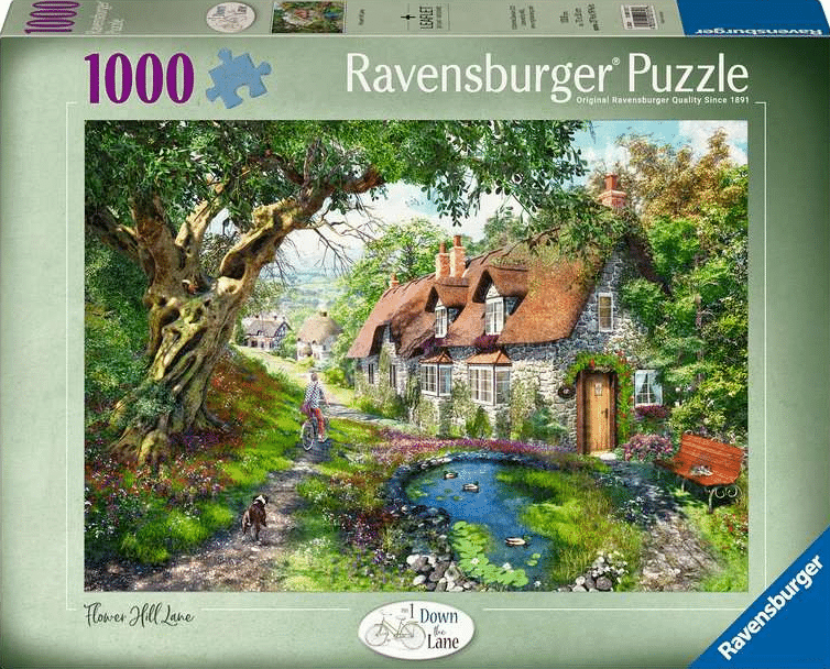 Ravensburger legpuzzel flower hill lane, 1000st.