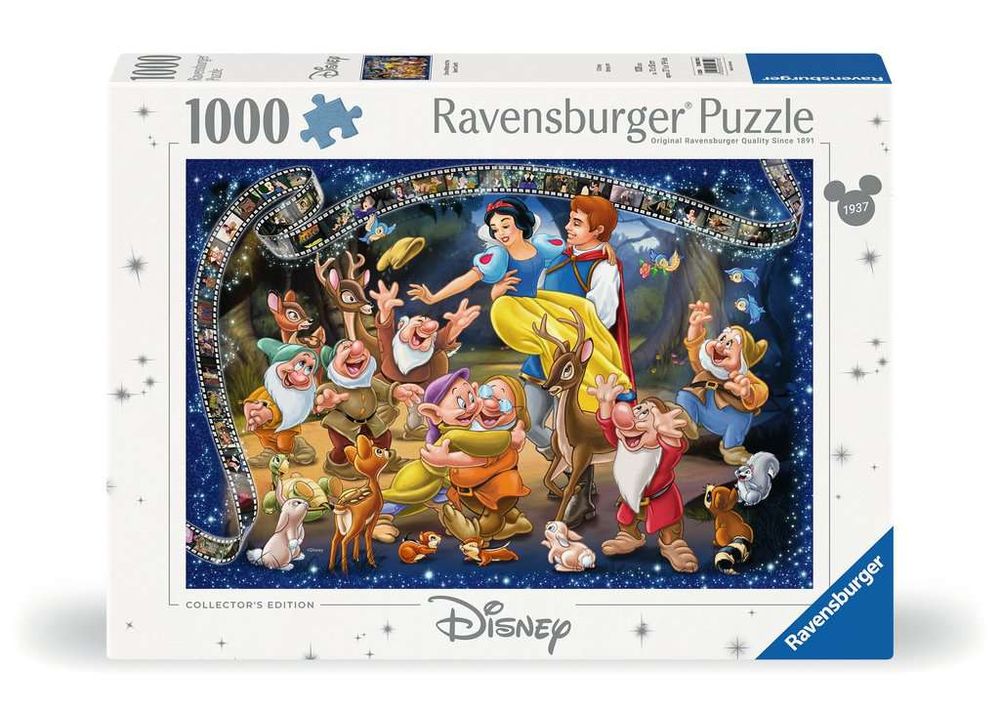 Ravensburger puzzel disney sneeuwwitje legpuzzel 1000 stukjes cartoon.