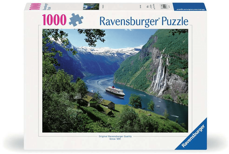 Ravensburger legpuzzel noors fjord, 1000st.