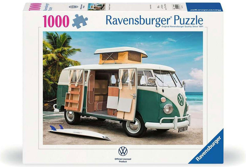Ravensburger legpuzzel volkswagen t1 camper van, 1000st.