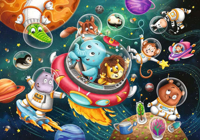 Ravensburger puzzel space 2x12 stukjes