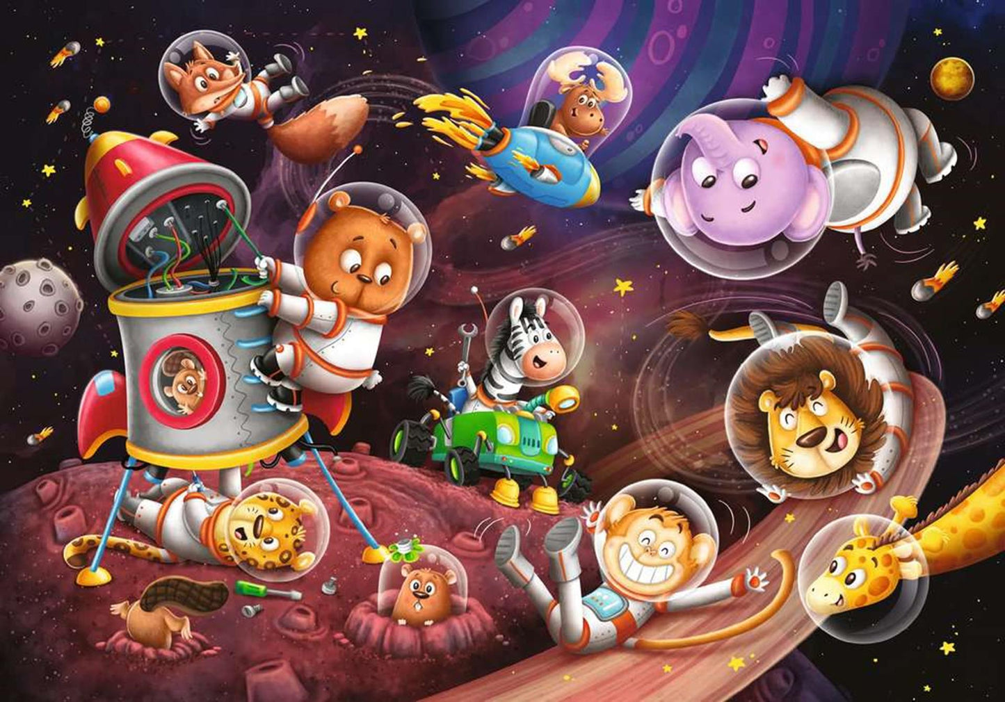 Ravensburger puzzel space 2x12 stukjes