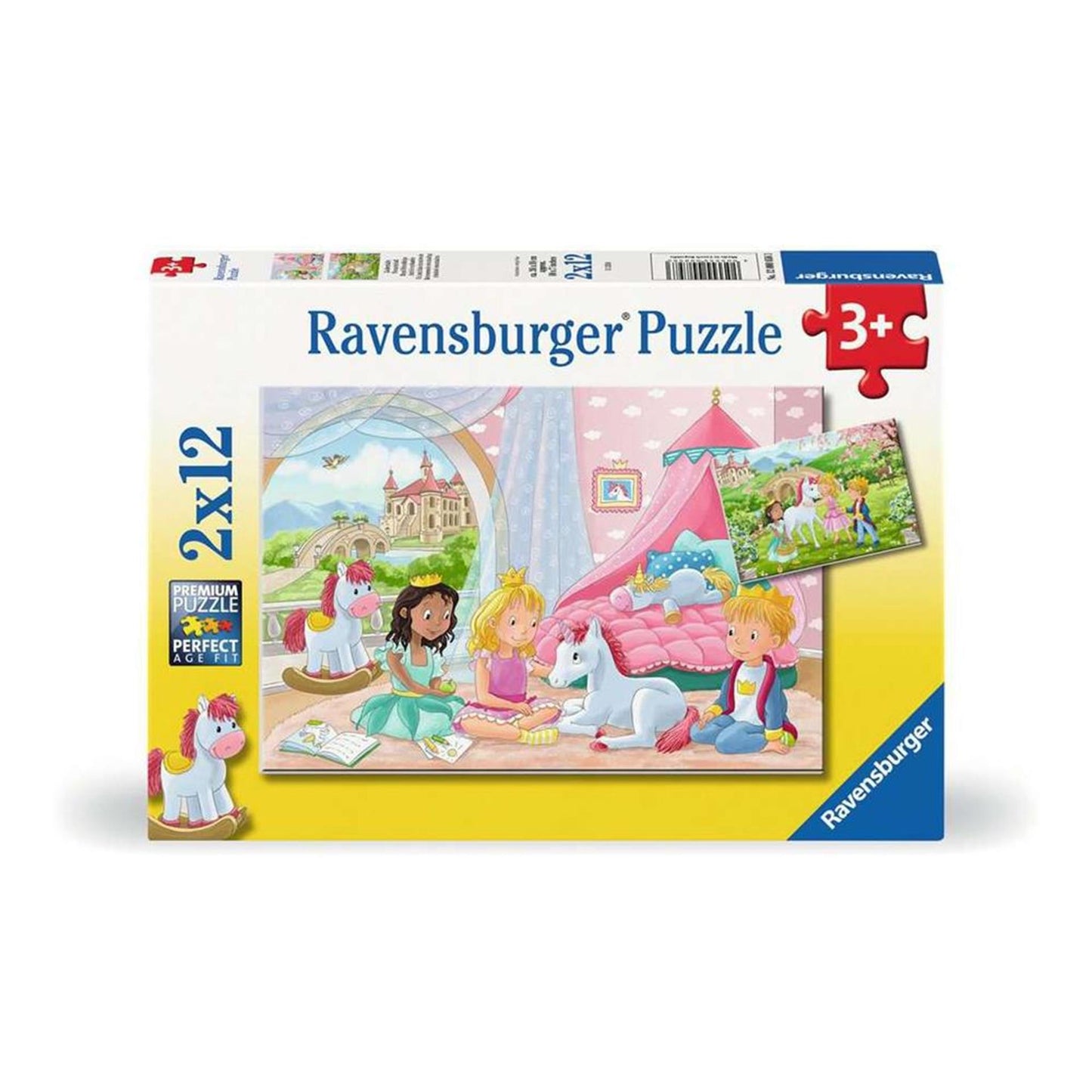 Ravensburger puzzel prince princess 2x12 stukjes