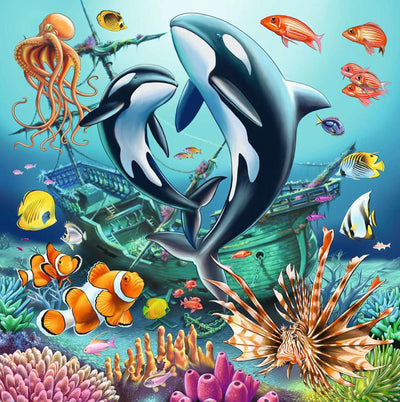 Ravensburger puzzel underwater 3x49pcs