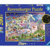Ravensburger puzzel fantasy unicorn star line - legpuzzel - 200 stukjes