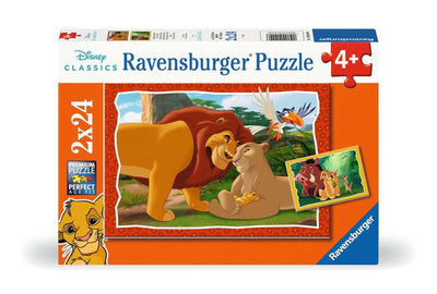 Ravensburger puzzel lion king 2x24pcs
