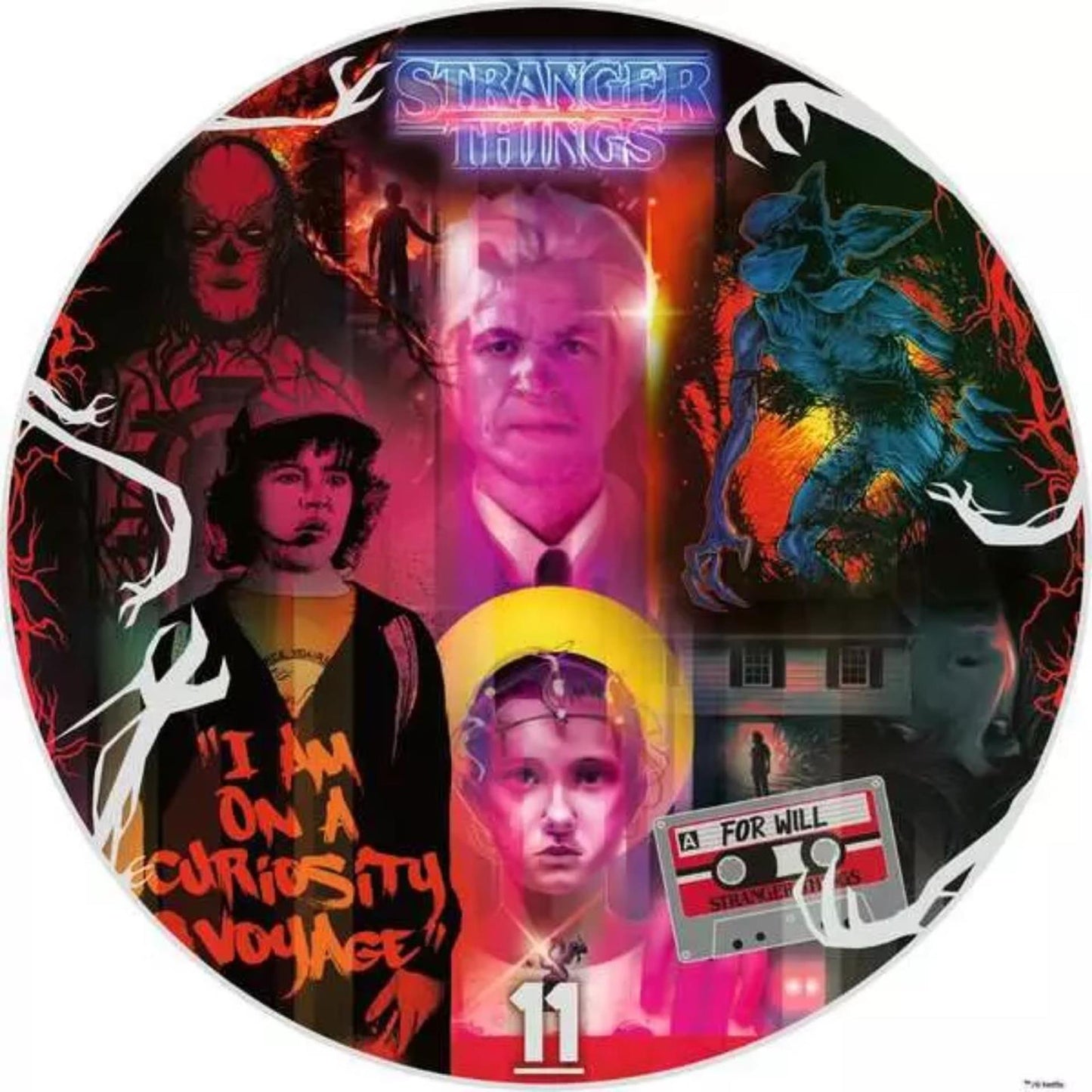 Ravensburger ronde puzzel stranger things 500 stukjes