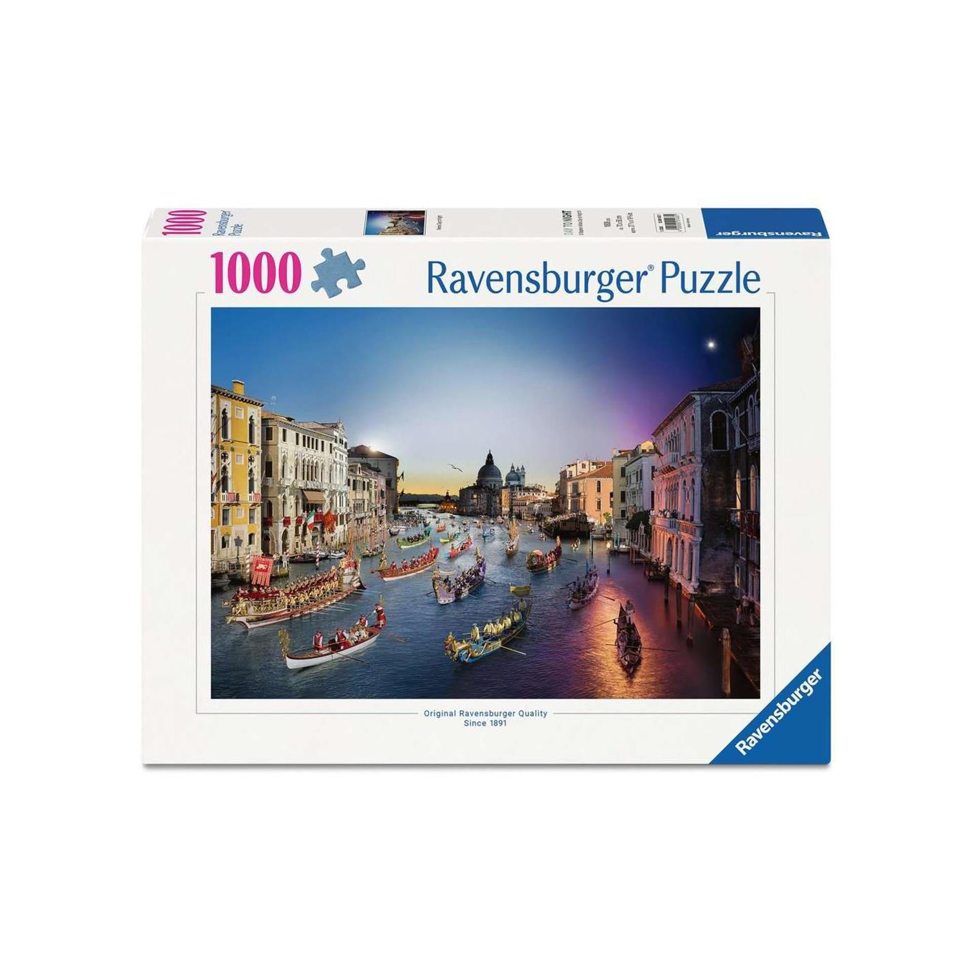 Ravensburger puzzel venice day to night 1000 stukjes
