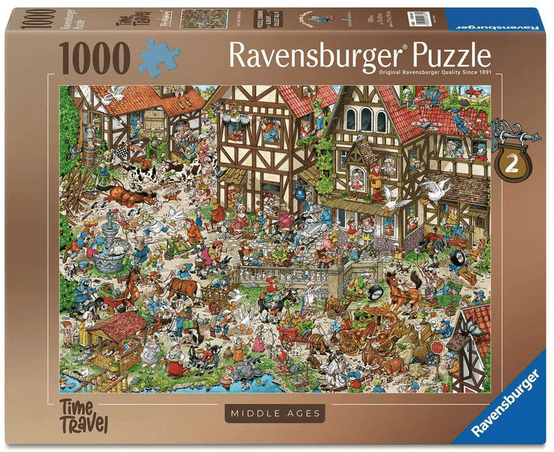 Ravensburger legpuzzel time travel 2 middeleeuwen - 1000st.