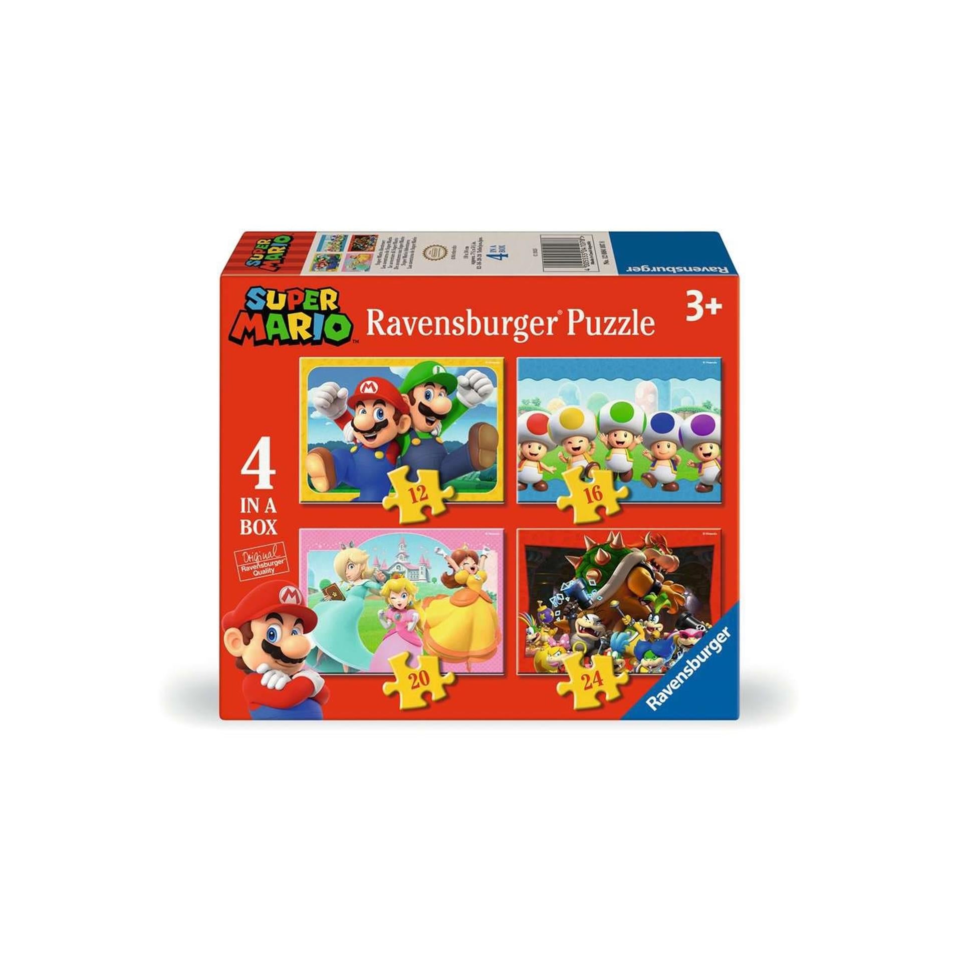 Ravensburger super mario 4-in-1 puzzel