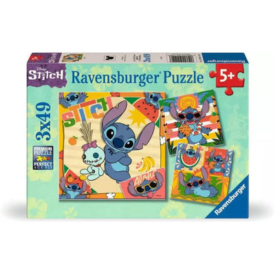 Ravensburger puzzel disney stitch 3x49 stukjes