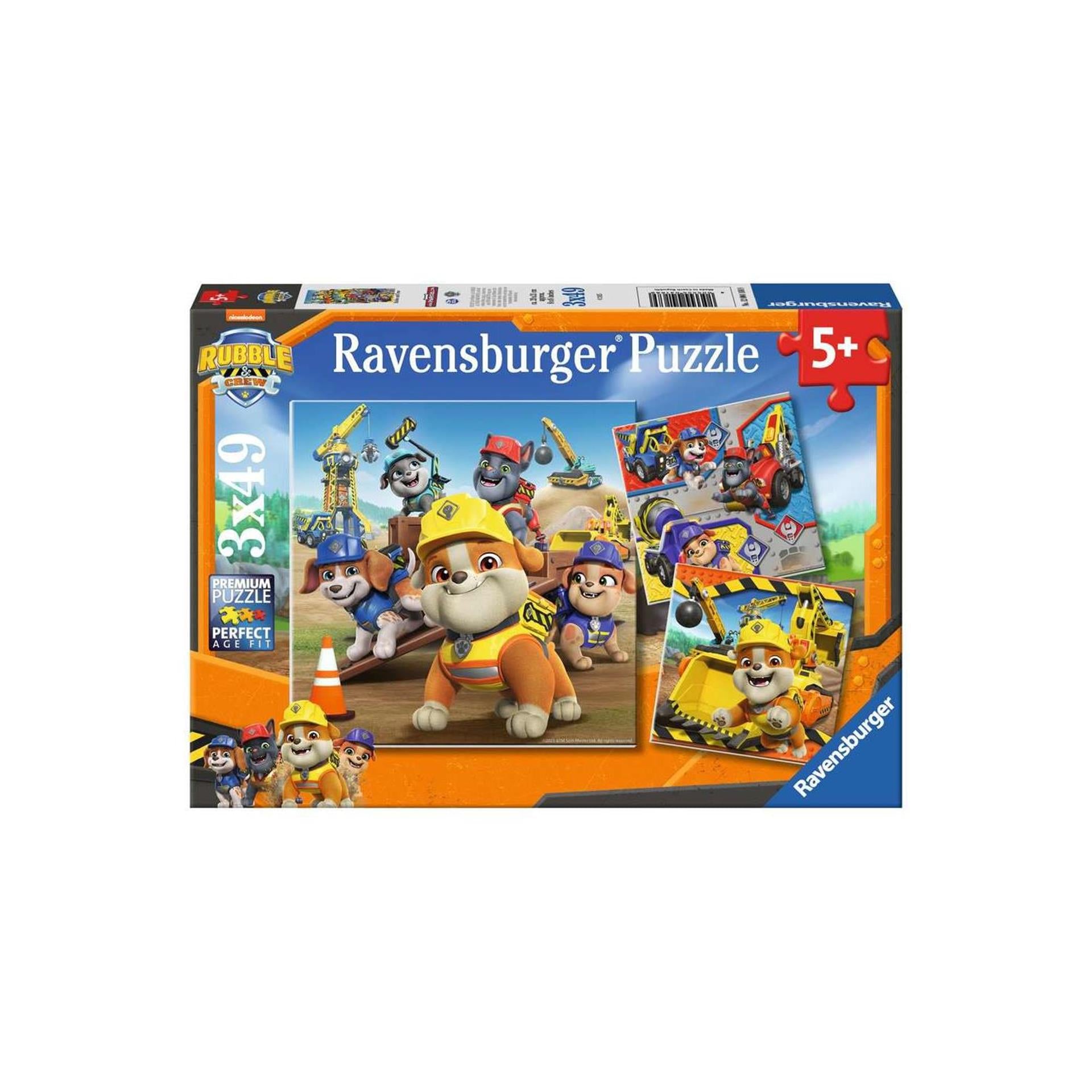 Ravensburger puzzel rubble crew 3x49 stukjes