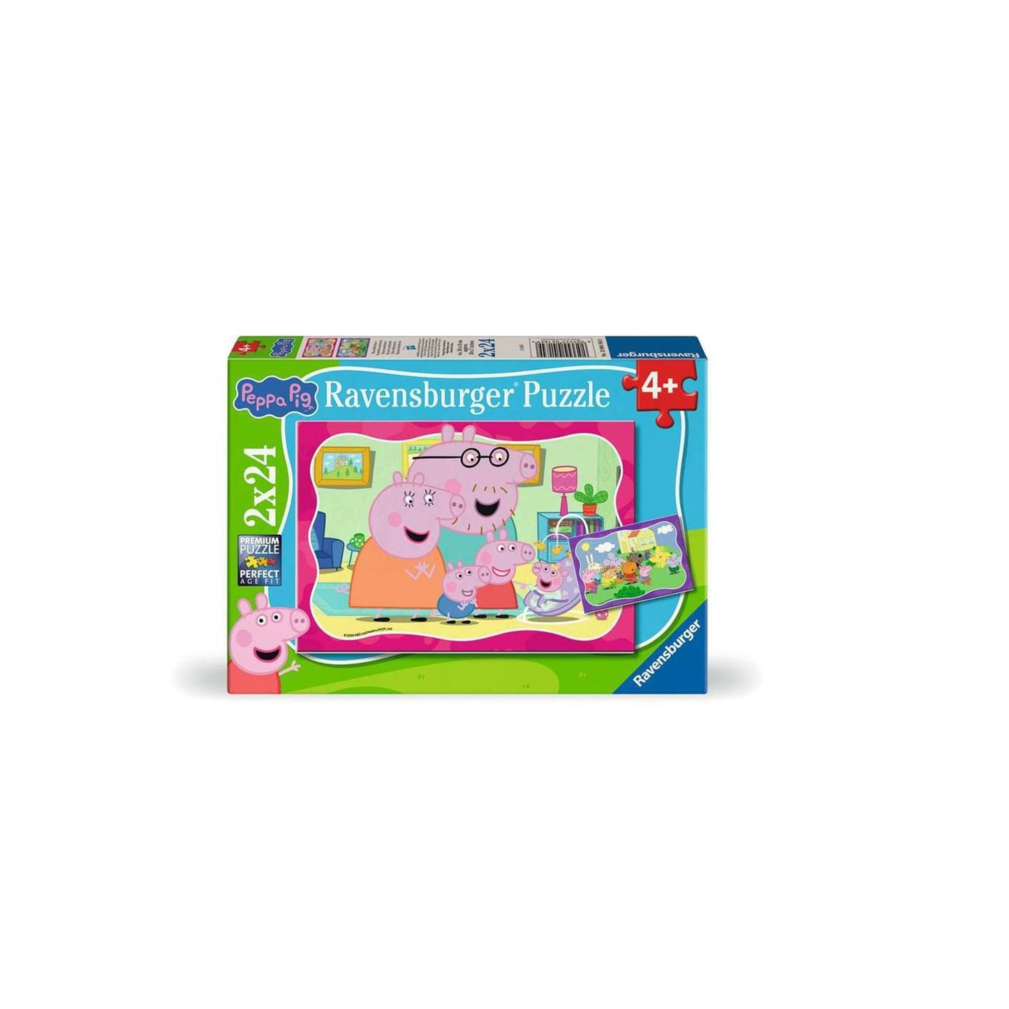 Ravensburger puzzel peppa pig 2x24 stukjes