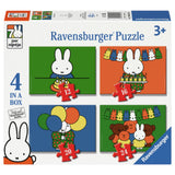 Ravensburger nijntje 70 jaar 4-in-1 puzzel - afbeelding 1