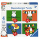 Ravensburger nijntje 70 jaar 4-in-1 puzzel