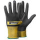 Precisiehandschoenen tegera 8802-10 nitril, nylon zwart