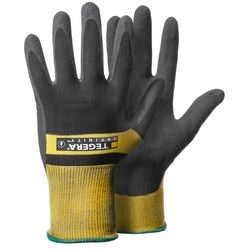Precisiehandschoenen tegera 8802-8 nitril, nylon zwart