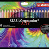 Stabilo aquacolor - premium aquarel kleurpotloden - arty - etui met 36 kleuren