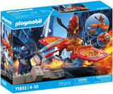 Playmobil heldendrone tegen ninja - 71833 - afbeelding 1