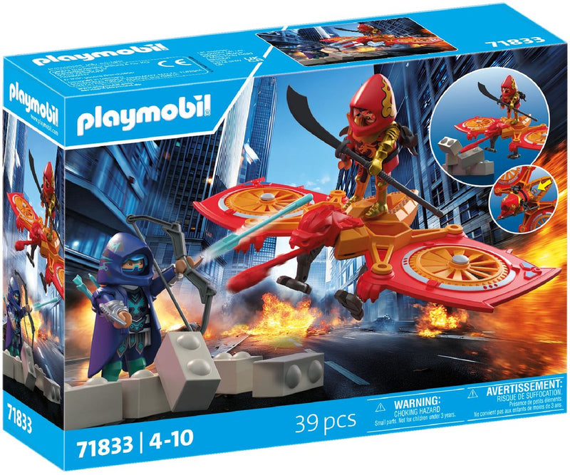 Playmobil heldendrone tegen ninja - 71833