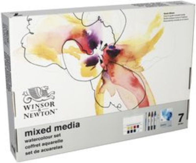 Winsor newton 0290181 mixed media set-aquarel 7-delig