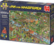Jan van haasteren - de volkstuintjes - 1000 stukjes puzzel - legpuzzel jvh