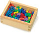 Small foot - houten rijg kralen, 84st.