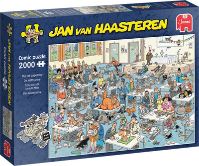 Jan van haasteren legpuzzel - de kattenshow, 2000st.