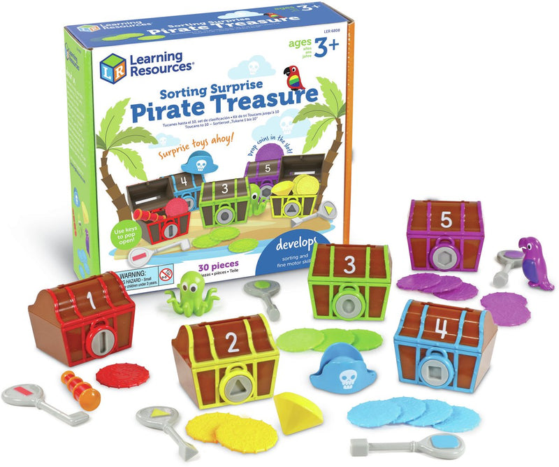 Learning resources sorteer surprise piratenschat - 3+