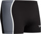 Speedo solid splice aquashort heren - strakke zwemshort heren - chloorbestendige zwemboxer heren - sportzwembroek heren met trekkoord - zwart grijs - s