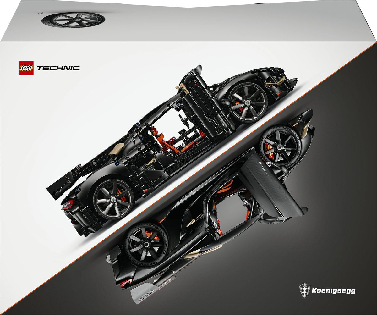 Lego ® technic koenigsegg sadair's spear megacar - technische bouwset voor volwassenen - 42232