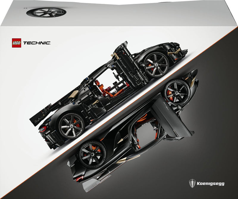 Lego ® technic koenigsegg sadair's spear megacar - technische bouwset voor volwassenen - 42232