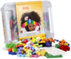 Plus-plus big opbergbox 200 delige bouwset - 3413 - bouwspeelgoed - constructiespeelgoed - set met bouwstenen - vanaf 1 jaar