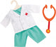 Heless poppen doktersoutfit met stethoscoop, 28-35 cm