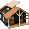 Kids globe paardenstal met 2 boxen en berging, 1:24
