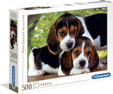 Clementoni puzzel hondenvriendjes, 500st. - afbeelding 1