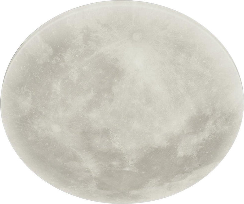 Trio lunar - plafondlamp - wit - incl. 1x smd 22 w - afstandsbediening - geintegreerde dimmer - nachtlampje - niet extern dimbaar - patroon bescherming - wand- en plafondmontage
