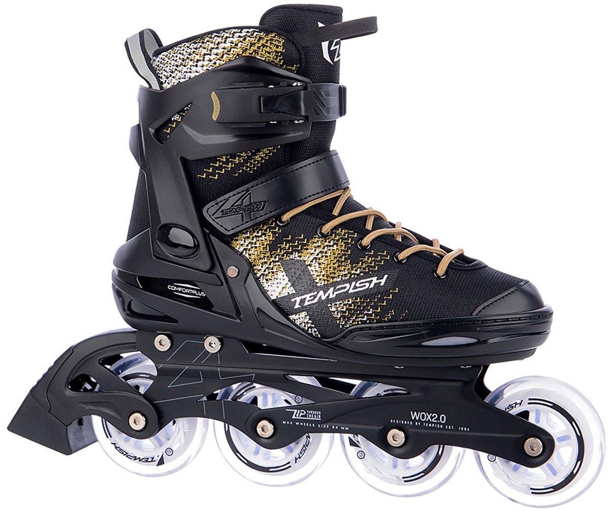 Tempish wox 2.0 84 skeelers - inline skates - dames - zwart goud - maat 41