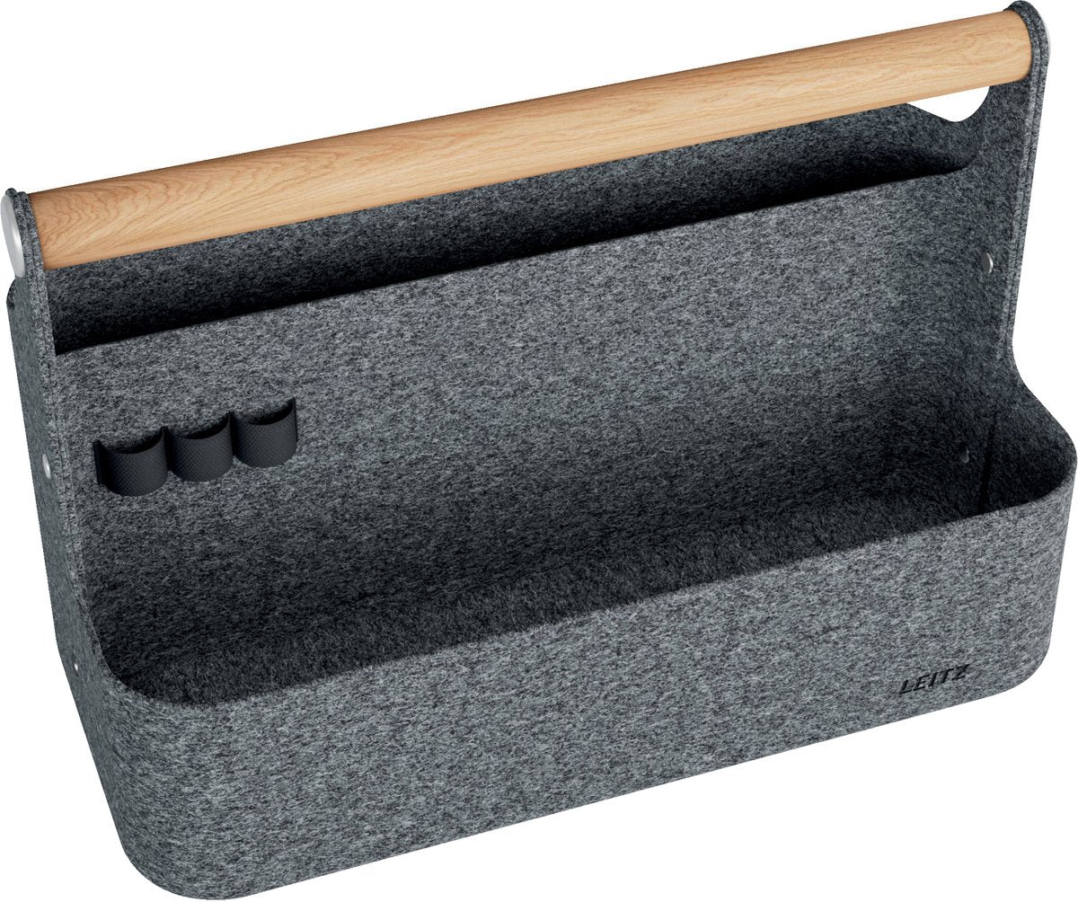 Leitz draagbare bureau organizer | met handvat | vilt | grijs