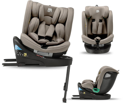 Deryan chase luxe i-size autostoeltje - 0-36kg - isofix - steunpoot - 360° draaibaar - truffle nougat